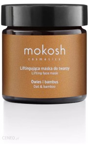 Maseczka do twarzy liftingująca - Mokosh Lifting Face Mask Liftingująca maska do twarzy owies i bambus 60 ml